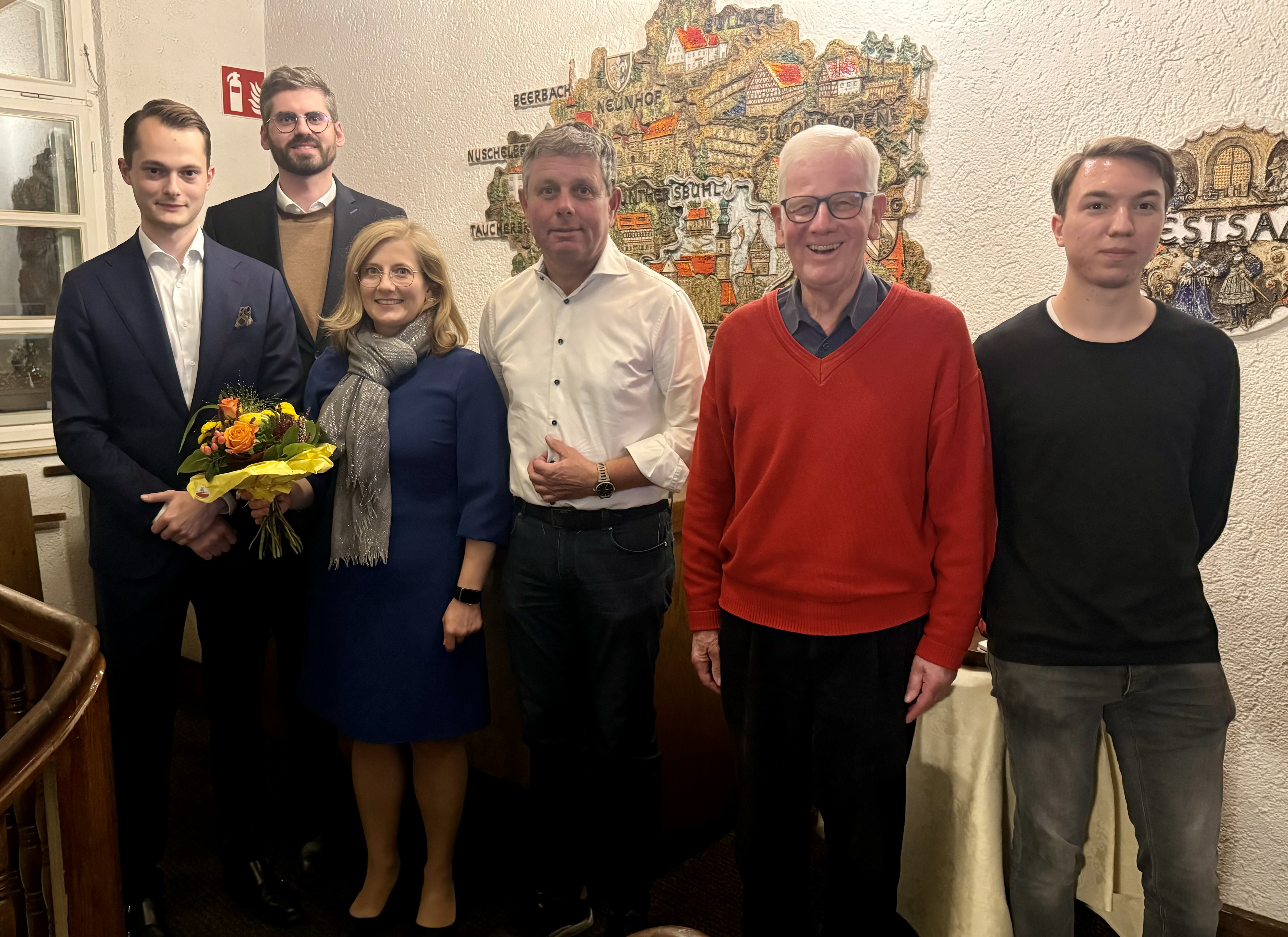 Das neue Vorstandsteam der FDP Nürnberger Land