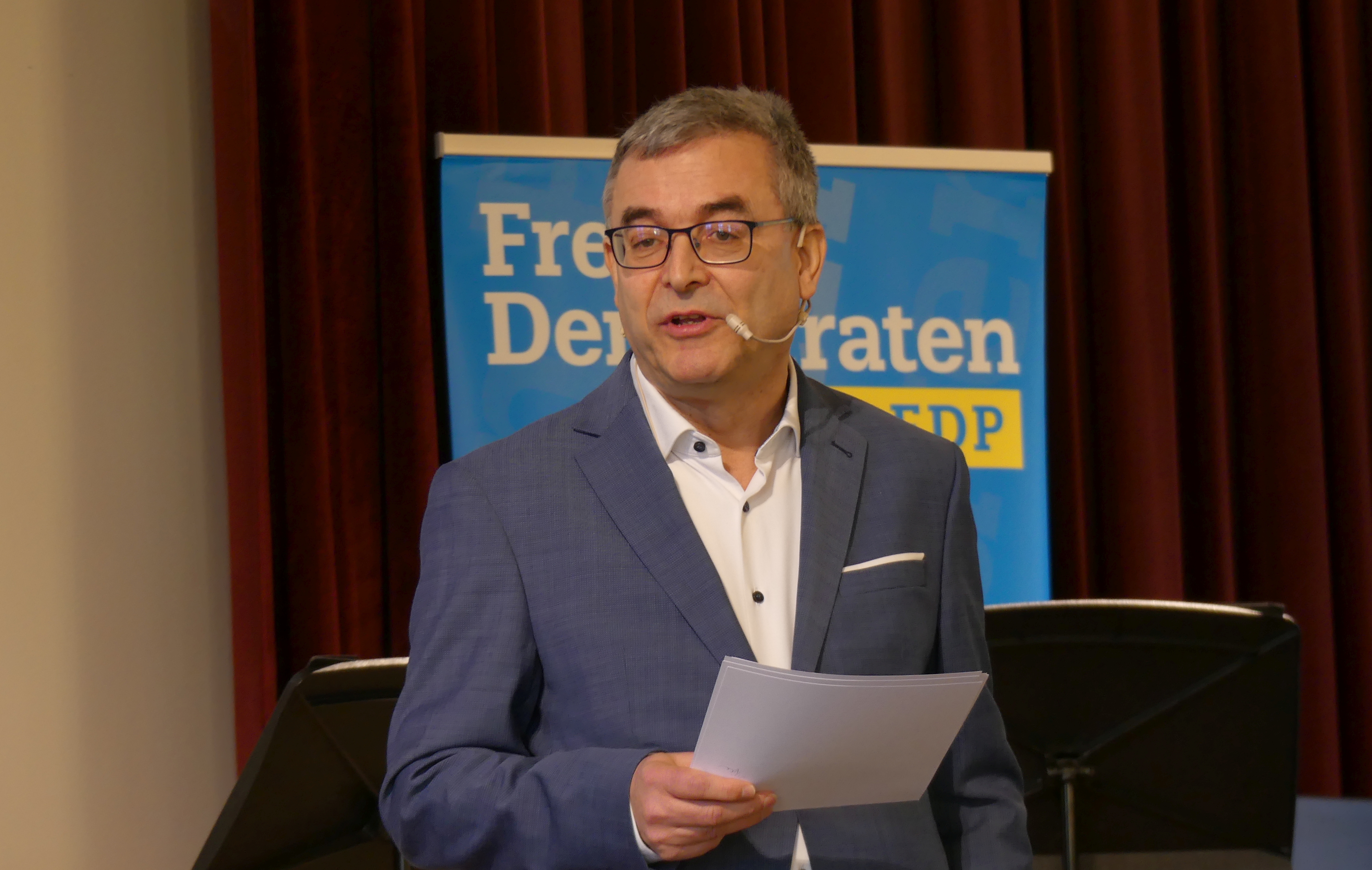 Wolff Fülle, FDP-Stadtratsmitglied in Stein